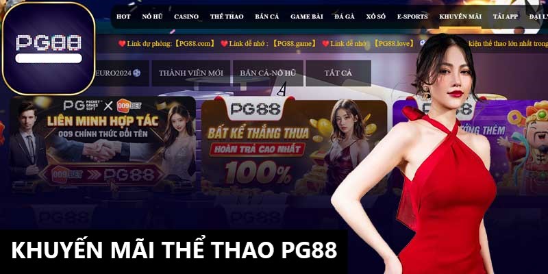 Top chương trình khuyến mãi thể thao tại Pg88